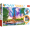 Crazy Shape 600 Piece Jigsaw Puzzles, Sky Over Paris, Puzzle of France, Eiffel Tower and French Cityscape, Adult Puzzles, Trefl 11115